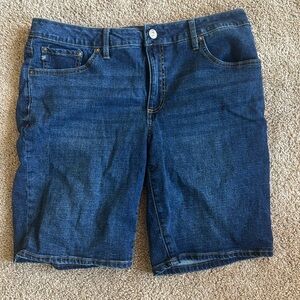 Denim shorts
